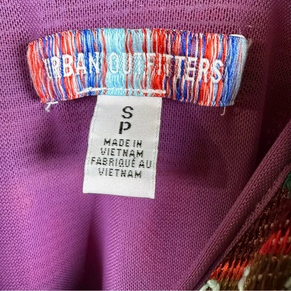 Urban Outfitters Knit Mini Dress Boho Tribal Pattern Coachella Coastal festival - Picture 5 of 9